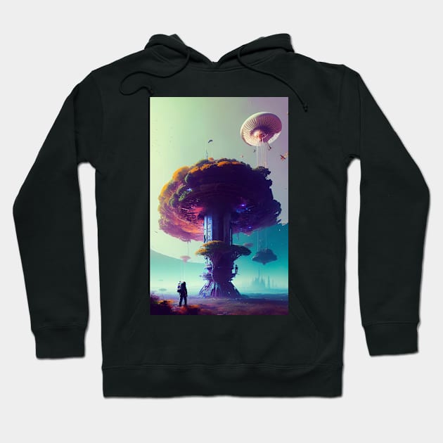 Abstract Another World Hoodie by Voodoo Production